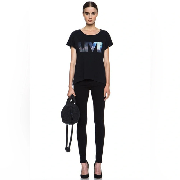 Current/Elliot The Ankle Skinny in Jet black Size: 28 New With Tags - Picture 1 of 5